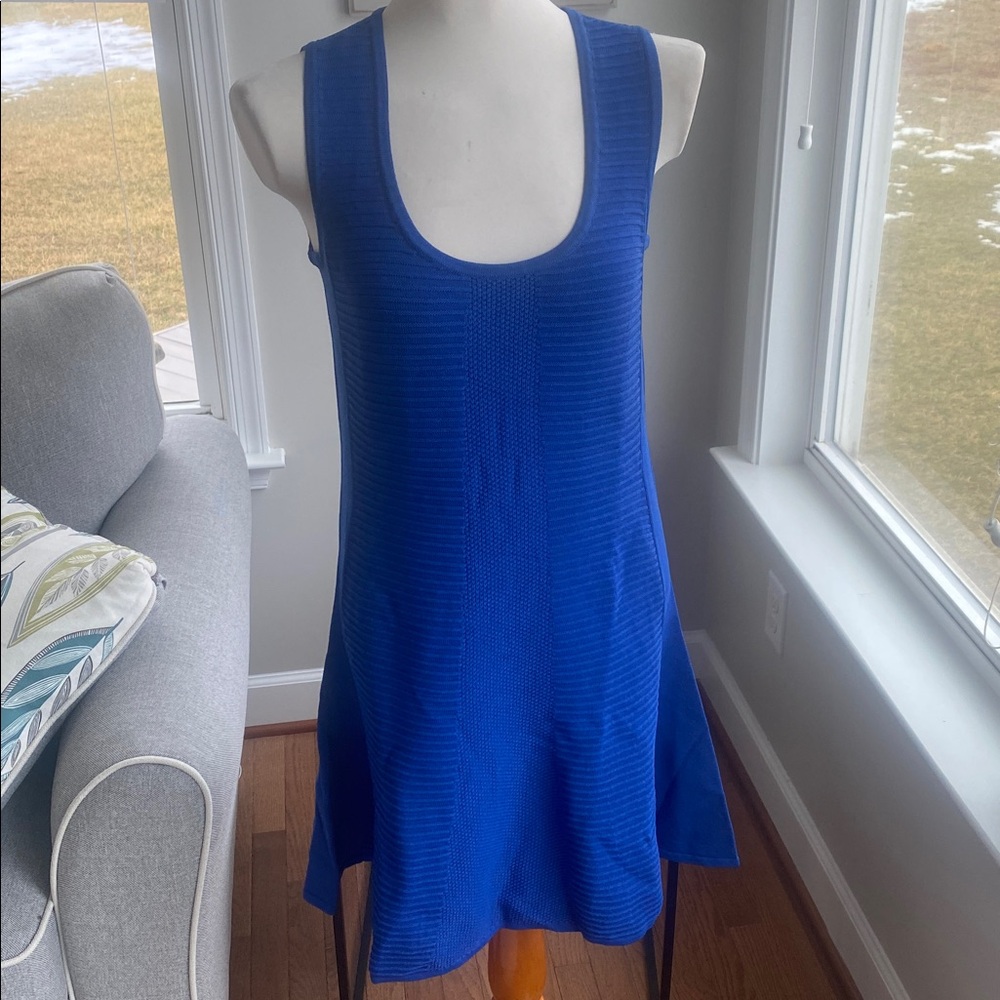 Wendy Williams  Flattering Stretch Knit fit & flare Sheath dress size large NWT